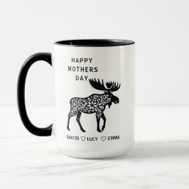 Personalized Mama Moose Mug | Mother’s Day マグカップ