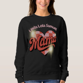 Personalized Mama sweatshirt  スウェットシャツ