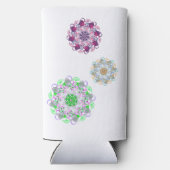 Personalized mandala wonder スリム缶クーラー (裏面)