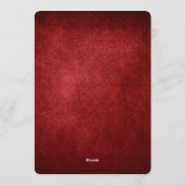 Personalized Map of Love Journey Wedding 招待状 (裏面)