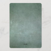 Personalized Map of Our Love Journey Save the Date 招待状 (裏面)