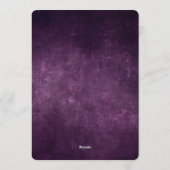 Personalized Map of Our Love Journey Save the Date 招待状 (裏面)