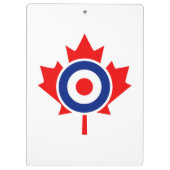 Personalized Maple Leaf Roundel Mod CANADA クリップボード (裏面)