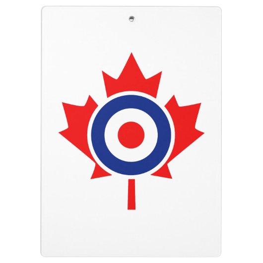 Personalized Maple Leaf Roundel Mod CANADA クリップボード (裏面)