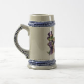 Personalized Mardi Gras Design Beer Stein ビールジョッキ (左)