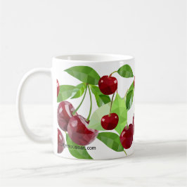 Personalized Marian Cherry コーヒーマグカップ