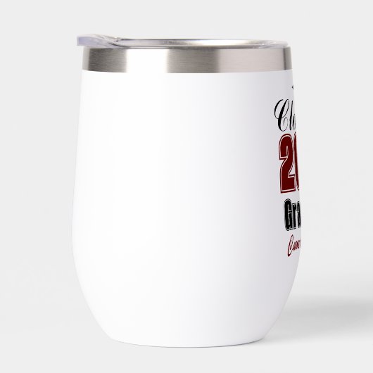 Personalized Maroon Class of 2026 Graduation (右面)