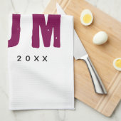 Personalized Massage Kitchen Towel – Best Mom Ever キッチンタオル (四つ折り)