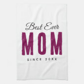 Personalized Massage Kitchen Towel – Best Mom Ever キッチンタオル (縦)