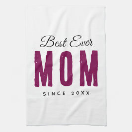 Personalized Massage Kitchen Towel – Best Mom Ever キッチンタオル