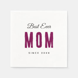 Personalized Massage Napkins – Best Mom Eve スタンダードカクテルナプキン