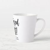 Personalized Masters Degree Graduation Mastered It カフェラテマグ (右)