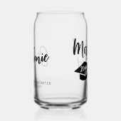 Personalized Masters Degree Graduation Mastered It ガラス缶 (右)