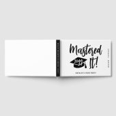 Personalized Masters Degree Graduation Mastered It ゲストブック (全面)