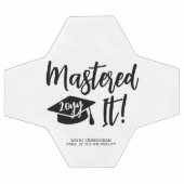 Personalized Masters Degree Graduation Mastered It サッカーボール (フラット)