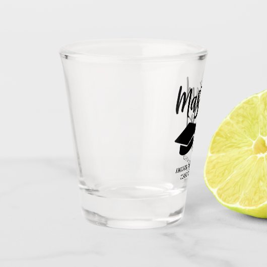 Personalized Masters Degree Graduation Mastered It ショットグラス (左)