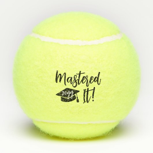 Personalized Masters Degree Graduation Mastered It テニスボール (裏面)