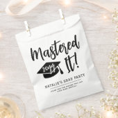 Personalized Masters Degree Graduation Mastered It フェイバーバッグ (クリップ留めされた状態)