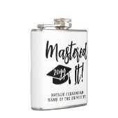 Personalized Masters Degree Graduation Mastered It フラスク (右)