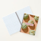 Personalized Matcha Ice Cream Scoop  ノートブック (内部)