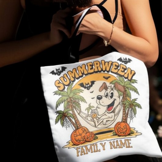 Personalized Matching Family Name Summerween  トートバッグ