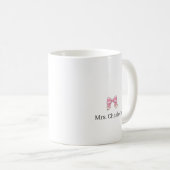 Personalized Math Teacher Appreciation Gift コーヒーマグカップ (正面右)