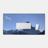 Personalized Matterhorn Photo Forgiven Christian  デスクマット (キーボード&マウス)