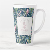 Personalized May Birth Flower カフェラテマグ (右)
