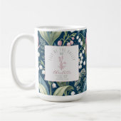 Personalized May Birth Flower コーヒーマグカップ (左)