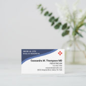 Personalized Medical Hospital Employee 名刺 (スタンド正面)