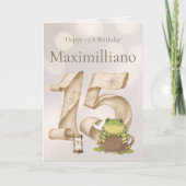 Personalized Meet Zochi 15th Birthday カード (正面)