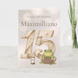 Personalized Meet Zochi 15th Birthday カード