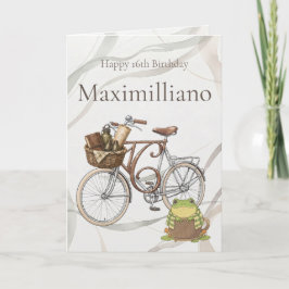 Personalized Meet Zochi 16th Birthday カード