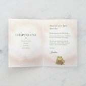 Personalized Meet Zochi 1st Birthday カード (内部)