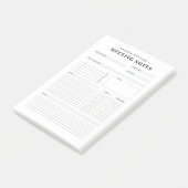 Personalized Meeting Notes Post-It® Notes ポストイット (アングル)