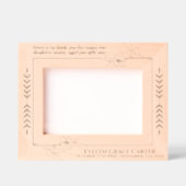 Personalized Memorial Custom Name Remembrance  レーザー彫刻フレーム (正面)