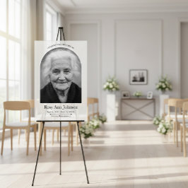 Personalized Memorial Funeral Photo  アクリルサイン