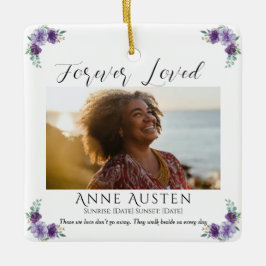 Personalized Memorial Glass Ornament | Keepsake セラミックオーナメント