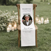 Personalized Memorial Linen Father Of The Bride ショートテーブルランナー