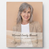Personalized Memorial Photo Plaque フォトプラーク (正面)