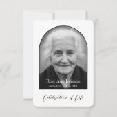 Personalized Memorial Thank You Card サンキューカード (正面)
