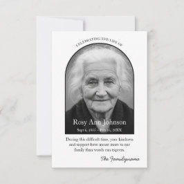 Personalized Memorial Thank You Card サンキューカード