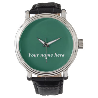 Personalized Men's Watch – Elegant Custom Name Gif 腕時計