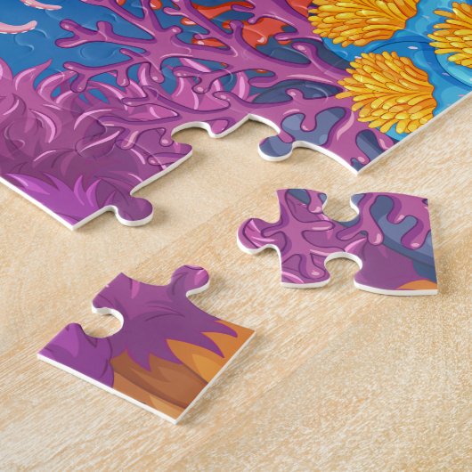 Personalized Mermaid Child Name Puzzle  ジグソーパズル (側面)