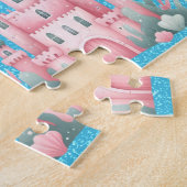 Personalized Mermaid Child Name Puzzle  ジグソーパズル (側面)