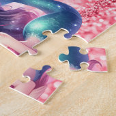 Personalized Mermaid Child Name Puzzle  ジグソーパズル (側面)