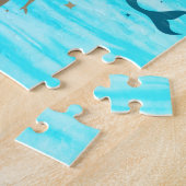 Personalized Mermaid Underwater Adventure  ジグソーパズル (側面)