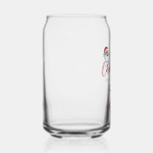 Personalized Merry Christmas Can Glass - Holiday D ガラス缶 (右)