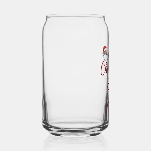 Personalized Merry Christmas Can Glass - Holiday D ガラス缶 (右)