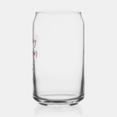 Personalized Merry Christmas Can Glass - Holiday D ガラス缶 (左)